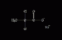 2,2-二氯丙酸钠结构式