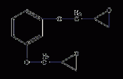 间苯二酚二缩水甘油醚结构式