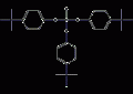 三(4-叔丁基苯)磷酸盐结构式