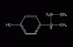 4-仲丁基苯酚结构式