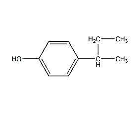 4-仲丁基酚结构式