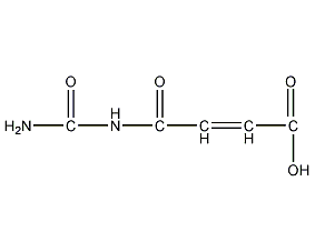 N-氨基甲酰马来酸结构式