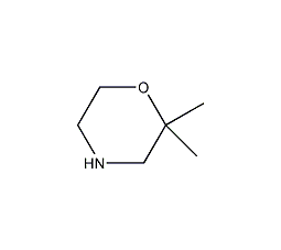 2,6-二甲基吗啉结构式