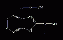 2,3-苯并呋喃二羧酸结构式