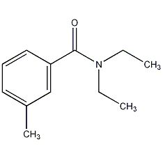 N,N-二乙基间甲酰胺结构式