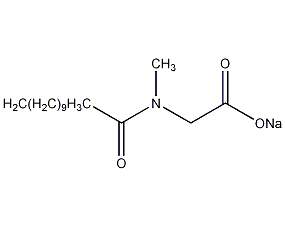 十二烷基肌氨酸钠结构式