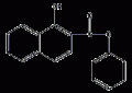 羟基-2-萘甲酸苯酯结构式