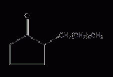 2-庚基环戊酮结构式