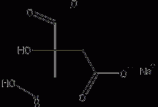 柠檬酸二钠盐结构式