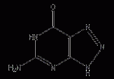 8-氮鸟嘌呤结构式