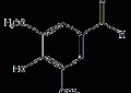 3,5-二甲氧基-4-羟基苯甲醛结构式