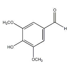 3,5-二甲氧基-4-羟基甲醛结构式