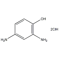 2,4-二氨基酚二盐酸盐结构式