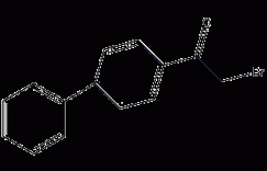 2-溴-4'-苯基苯乙酮结构式