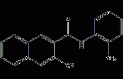 N-(3-羟基-2-萘甲酰基)邻甲苯胺结构式