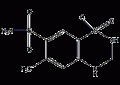 氢氟噻嗪结构式