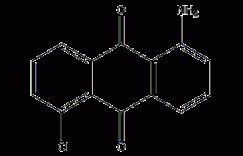 1-氨基-5-氯蒽醌结构式