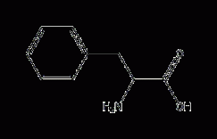 DL-苯丙氨酸结构式