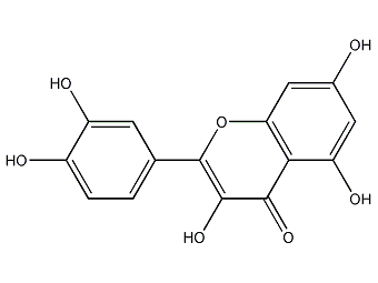 槲皮素结构式