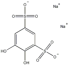 1,2-二羟基-3,5-二磺酸钠结构式